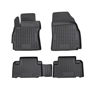Mazda 5 Floor Mats - Omac - Rubber TPE - Black - '06-'10 Mazda 5 Floor Mats - Omac - Rubber TPE - Black - '06-'10